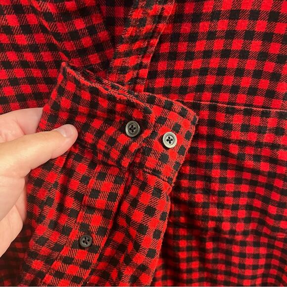 Goodfellow & Co Standard Flannel Button Down Shirt Men's Size Medium Shacket - Picture 5 of 5